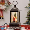 Christmas Snow Globe Decorations, Musical Glitter Nutcracker Lantern with 6H Timer, USB/Battery Powered Lighted Décor for Home, Tabletop, Gift Box