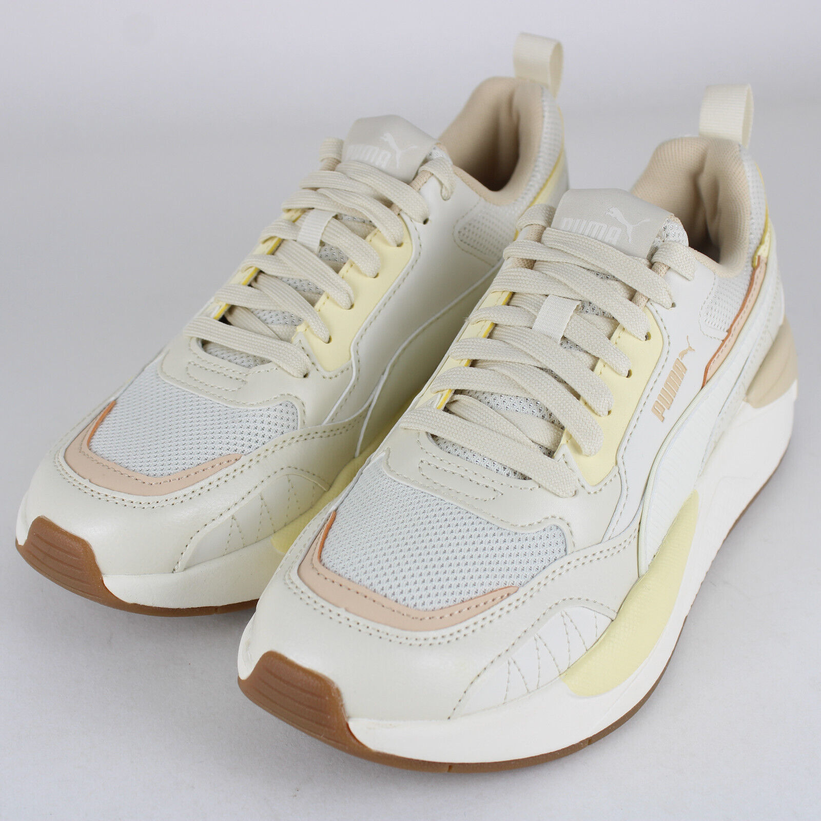 PUMA Women's X-RAY 2 Square Athletic Low Top Shoes Cream PUMA Women's X-RAY 2 Square Athletic Low Top Shoes Cream