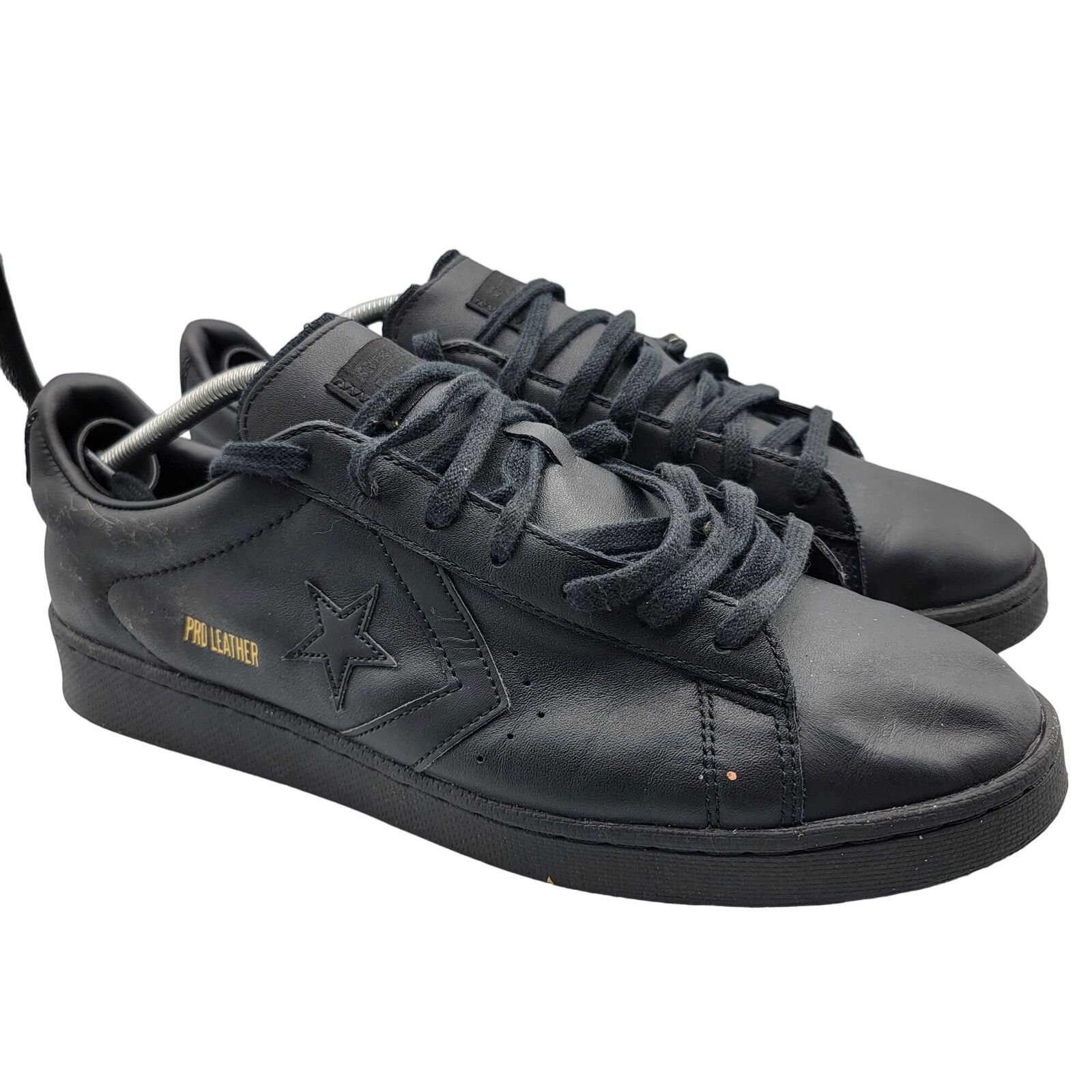 Converse Pro Leather Ox Mens 13 Triple Black Leather Shoes Converse Pro Leather Ox Mens 13 Triple Black Leather Shoes