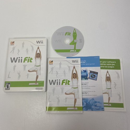 WiiとWiiフィット Wii Fit (Nintendo Wii) - Complete w/ Manual - Tested