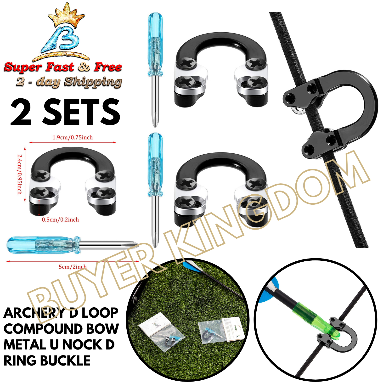 Compound Bow D Loop Pliers - Archery Tool With Non-Slip Grip For String Adjustment