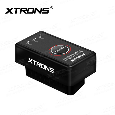Mini Bluetooth OBD2 II Auto Diagnostics Scanner Power Switch Tools For Android