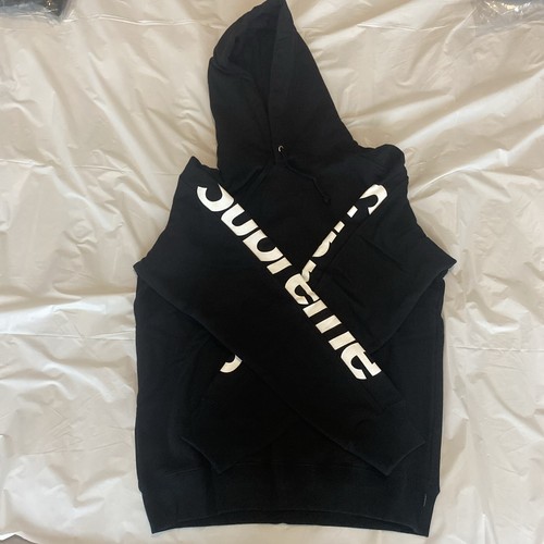Pre-owned Supreme Brand Ss18  Sideline Hooded Sweatshirt Hoodie - Black - Size M