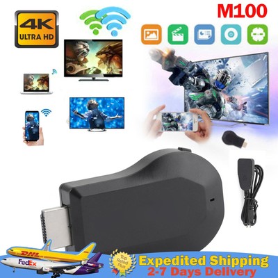 True 4K M100 TV Stick  HD WiFi Wireless Dongle Receiver TV Streamer  #4