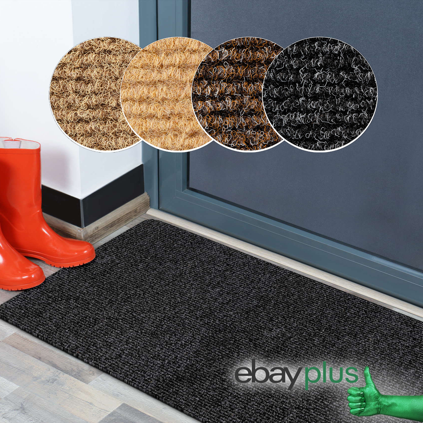 Sauberlaufmatte Schmutzfangmatte Fußmatte Teppich Läufer JUMBO Breite 100cm