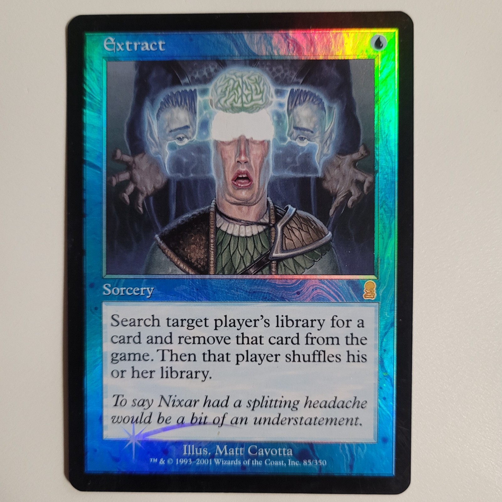 MTG【Foil/英版】行き詰まり/Standstill　[ODY］2枚セット MTG FOIL Extract – Odyssey Card # 85/350 Magic Blue Rare