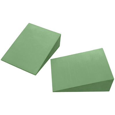 1pair Yoga Blocks Foam Squat Wedge Block Calf Stretcher Slant Board Foot Stretch
