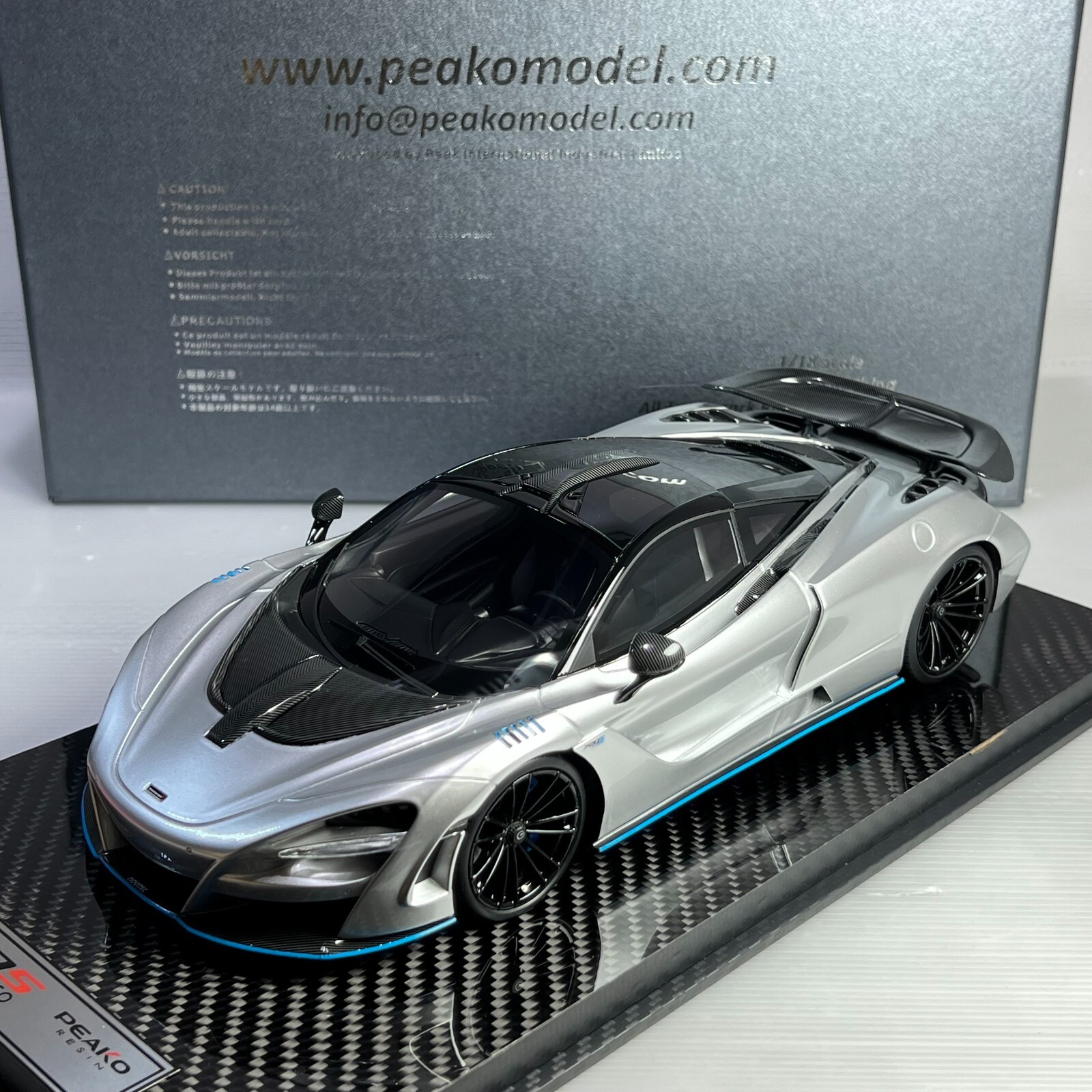 1/18 Peako McLaren 720S Novitec N-Largo Silver dealer