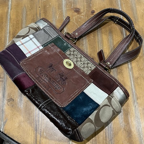 バッグ Coach Patchwork Bleecker XL Limited Bag Coach Patchwork Bleecker XL Limited Bag