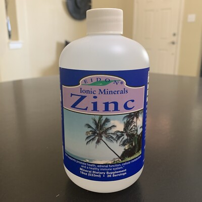 Eidon | Ionic Minerals | Supplements | Zinc Mineral, Dietary Supplement, 18 Oz