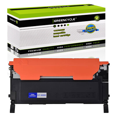 Black Toner Fits for Samsung CLT-K406S CLT-406S SL-C410 C412W C413w C460FW C463W