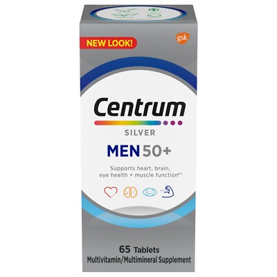 Centrum Silver Multivitamin for Men 50 Plus Multivitamin Multimineral Supplement