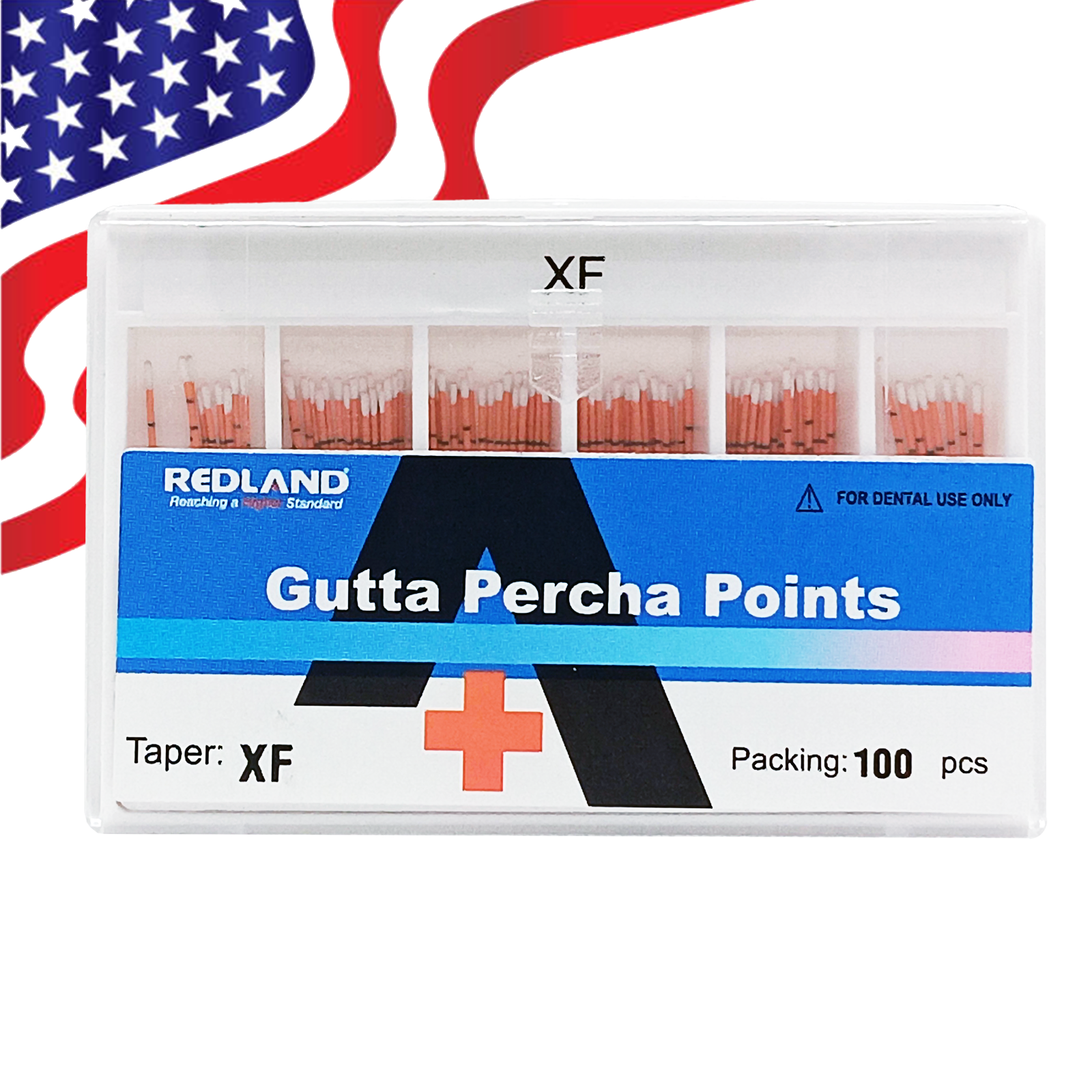 REDLAND MM Marked Gutta Percha Points Endodontic Product 100/Pk Accessory Sizes