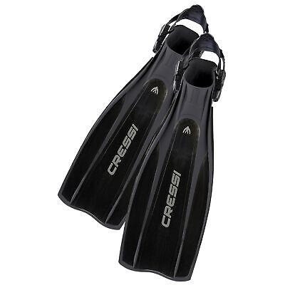 Open Box Cressi Pro Light Open Heel Scuba Dive Fins - Black, Size: Medium/Large