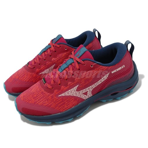 

Женские шоссейные кроссовки Mizuno Wave Rider GTX Gore-Tex Red Navy J1GD2279-22, Красный, Wave Rider Gtx