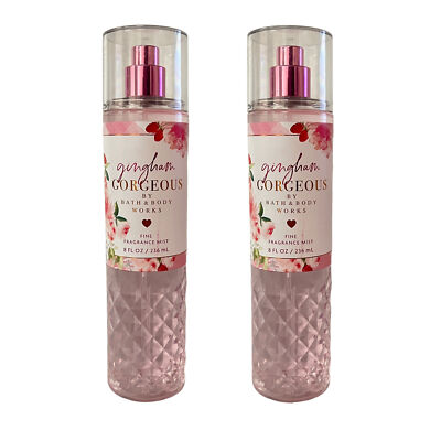 Bath and Body Works Gingham Gorgeous Fine Fragrance Mist Set 8 fl