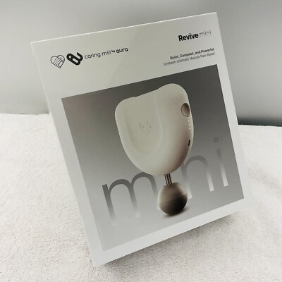 NWOT Caring Mill by Aura Revive Mini Massage Gun, Compact, Portable, Advanced