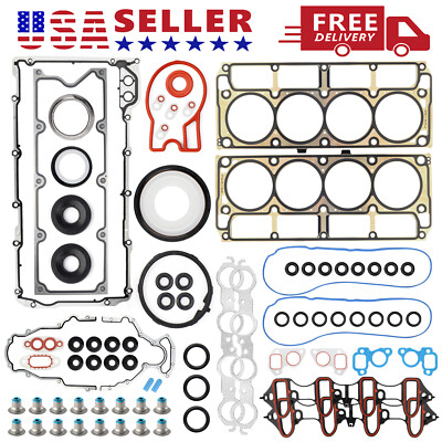 Full Engine Gasket Set Kit For Chevrolet Express 1500 LT LS 5.3L 4.8L 2004-2008