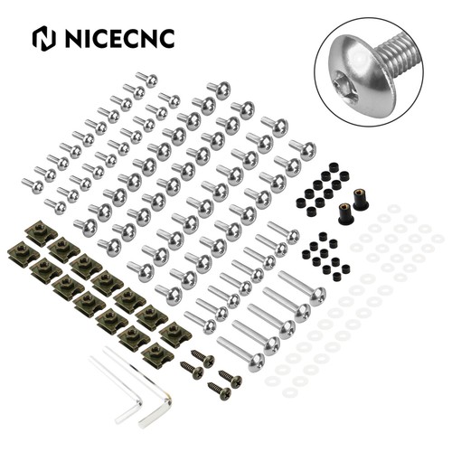 Complete Fairing Bolts Kit Screws Set for Suzuki GSXR1000 2001-21 Hayabusa 99-20