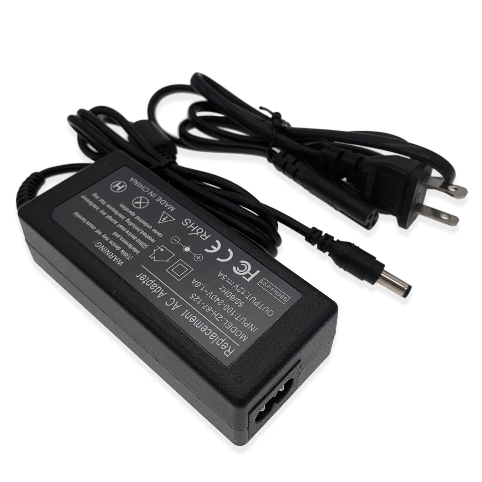 AC Adapter For Onn 100027813 24" 100002480 22" LED Monitor Charger Power Cord