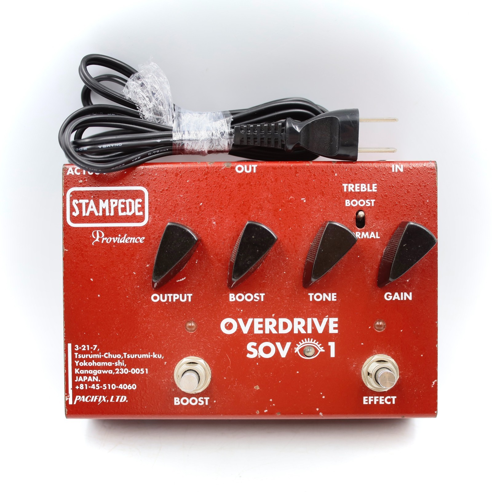 ギター Providence SOV-1 STAMPEDE OVERDRIVE Providence SOV-1 Overdrive Stampede Made in Japan Guitar