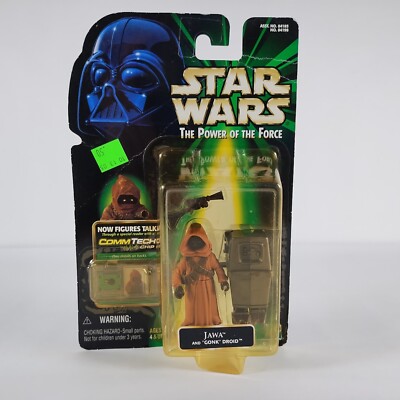 Star Wars Jawa Gonk Droid Power Of The Force Commtech Chip Action Figure 1999