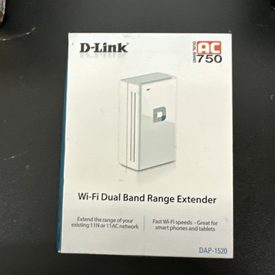 D-Link DAP-1520 Wireless AC 750 Access Point Range Extender WiFi Signal Repeater