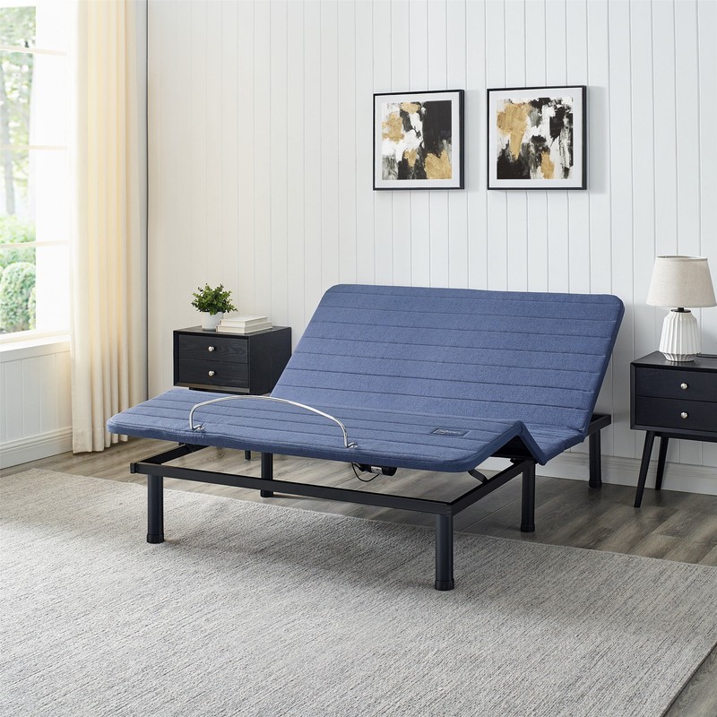 Power Adjustable Metal Platform Bed Base with Wireless Remot