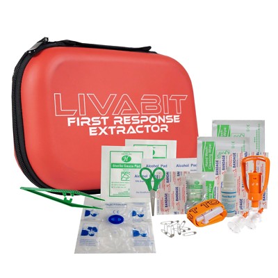 LIVABIT First Response First Aid Kit Emergency First Aid Kit Outdoor bugs