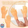 30 pcs Tiny Hands Finger Puppets, Mini Hands Little Small Hands Mini Thing Gag Performance Funny Fingers for Puppet Show Gifts Classroom Prizes Party Favors for Kids (7 Styles)