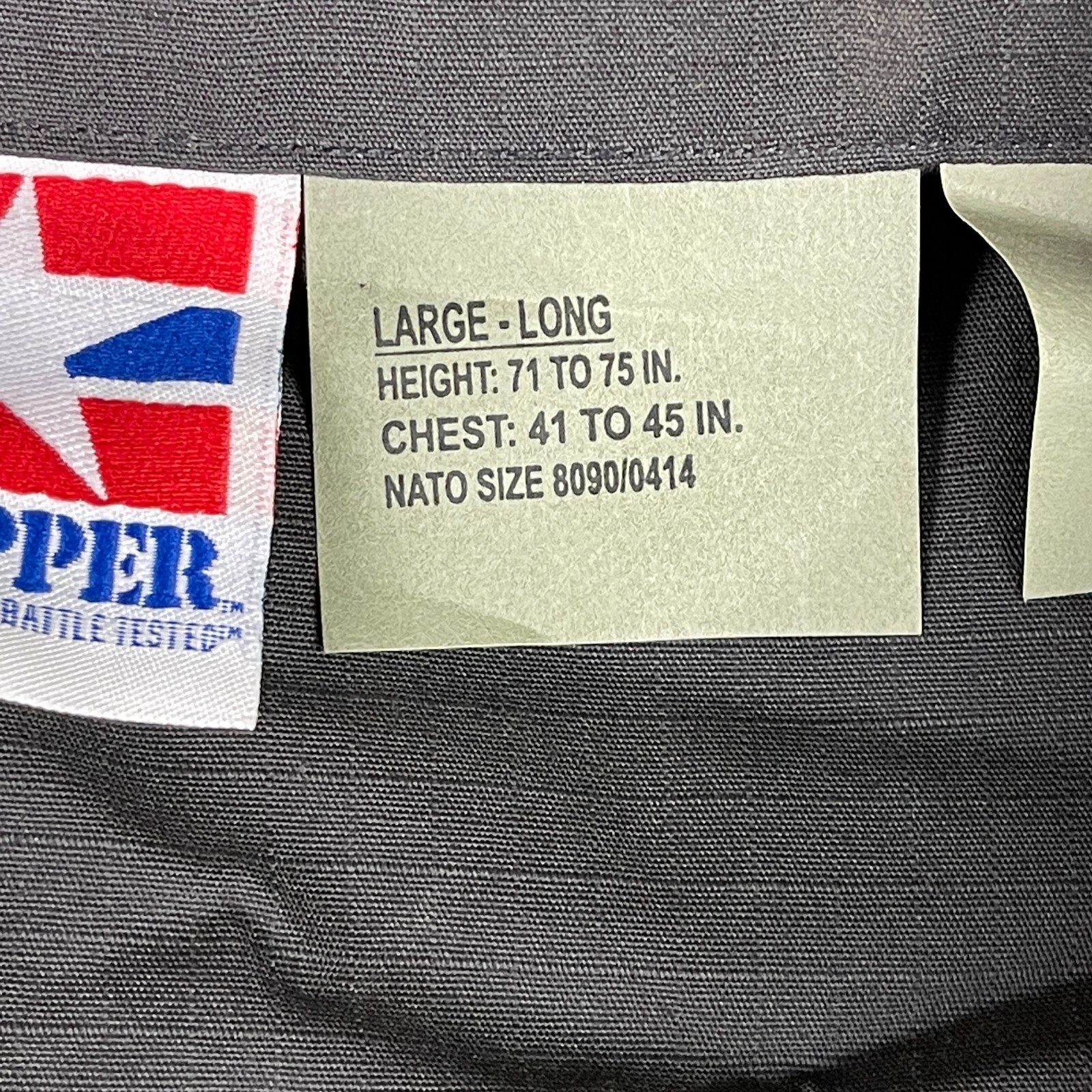 NEW BDU Propper Jacket - Black - Large Long