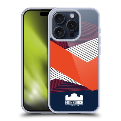 OFFICIAL EDINBURGH RUGBY GRAPHICS SOFT GEL CASE FOR APPLE iPHONE PHONES