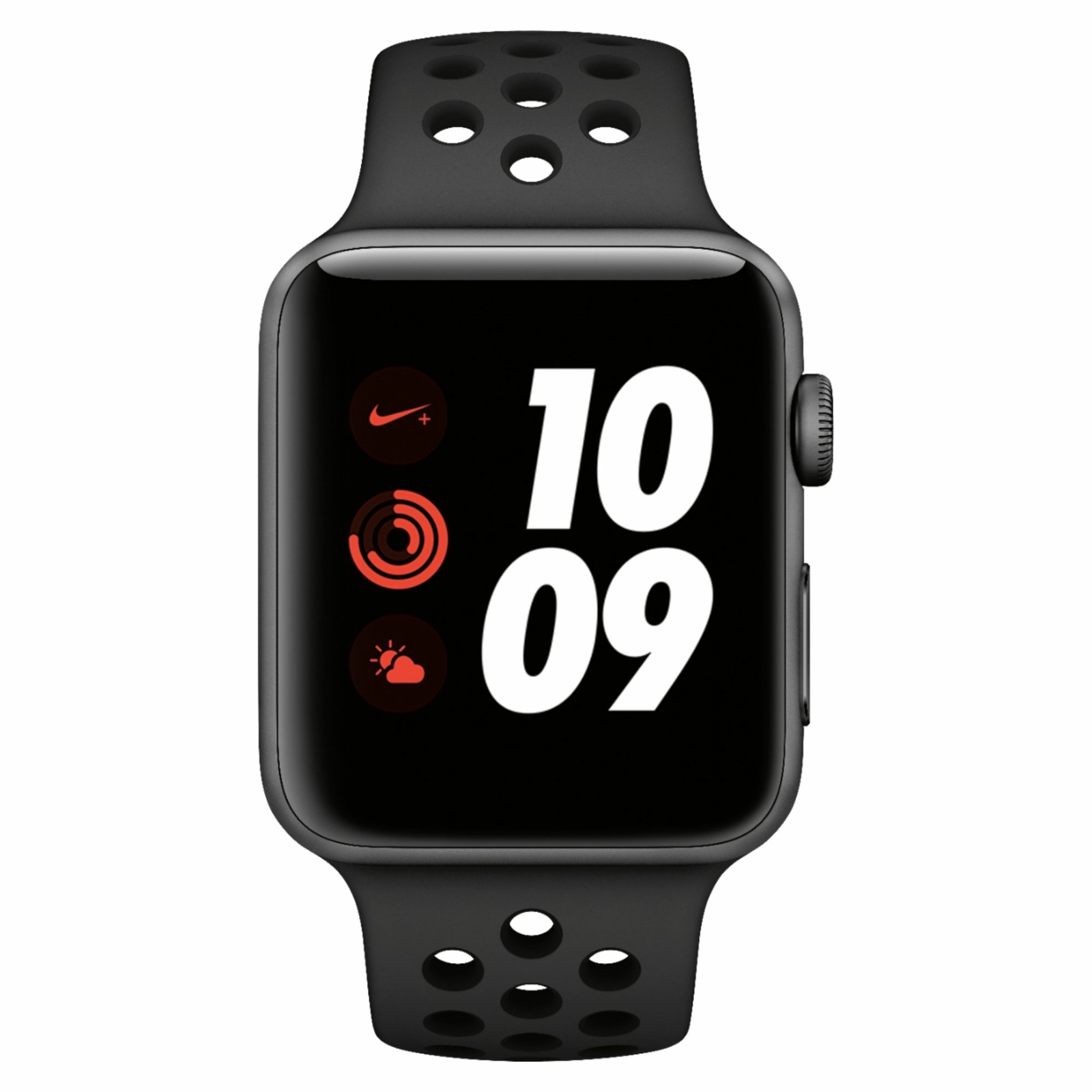 Apple Watch Nike Series 3 42mm Smartwatch Gps Cellular Gray Case Black Band Ebay