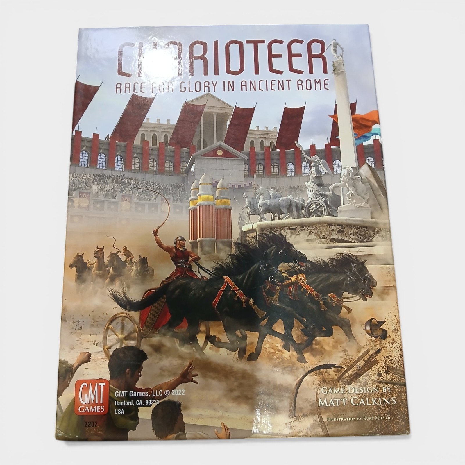 GMT Games Charioteer Race for Glory in Ancient Rome GMT 2202 Board Game