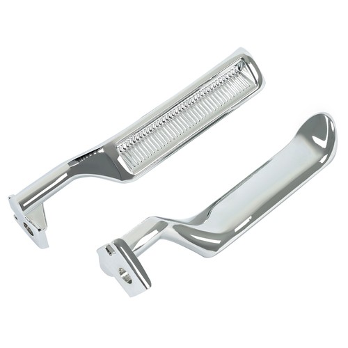 Chrome Metal Inside Interior Door Handle Pair For F-150 F-250 F-350 Bronco 87-96