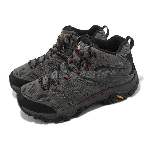 

Merrell Moab 3 Mid GTX Wide Gore-Tex Grey Men Outdoor Hiking Trail J035785W, Серый, Moab 3 Mid Gtx Wide