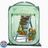 Porayhut Pop Up Greenhouse Tent,Portable X-Large Walk-in Flower House ,Indoor Outdoor Gardening Plant Sunshine Room with PE Mesh Cloth Cover for Protecting Plant from Cold Frost and Birds