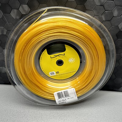 LUXILON Tennis String Gut Wilson 4G 125 Reel Yellow 200m WRZ990141