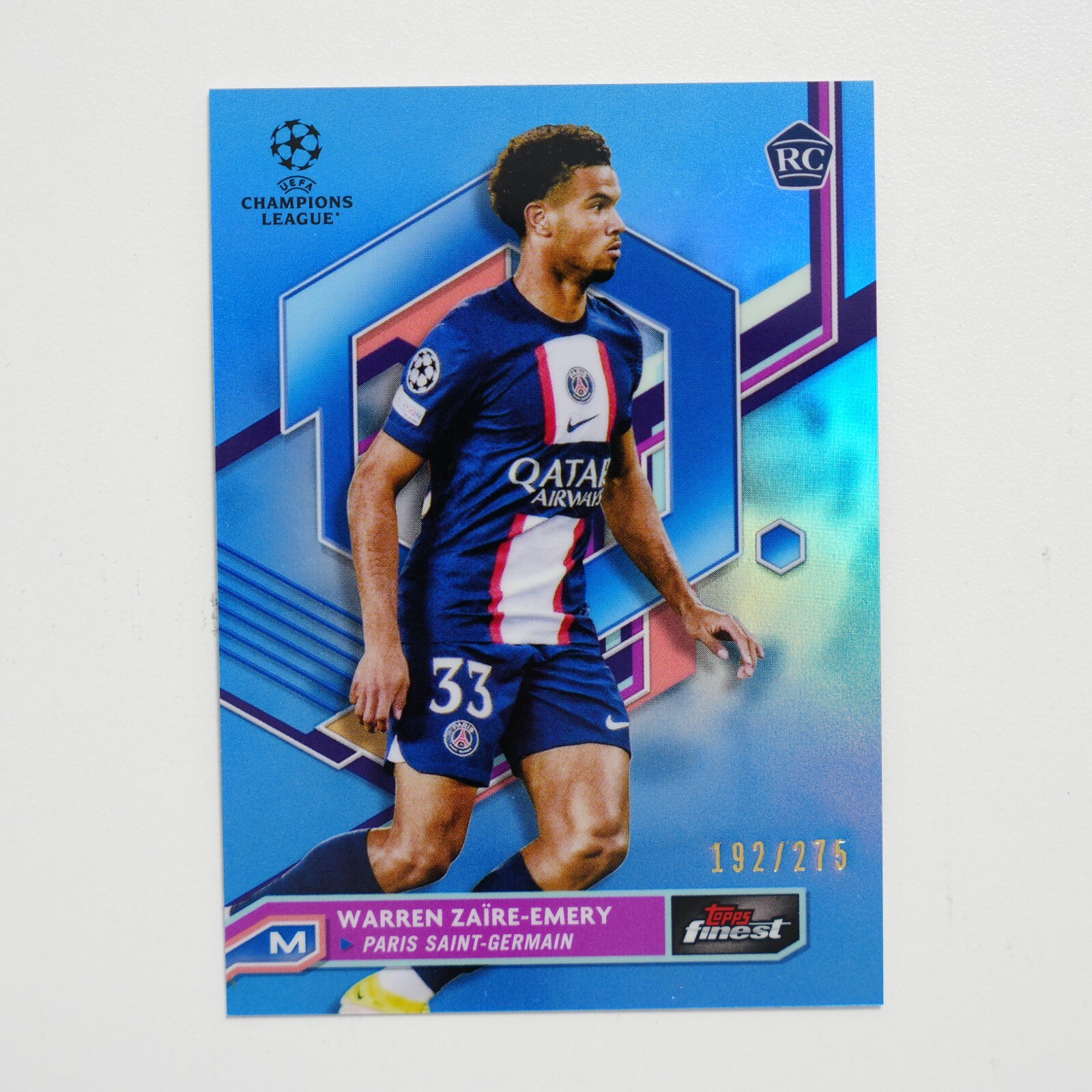 コリンシアン　ライー　PSG コリンシアン ライー PSG 2022-23 Topps Finest UCL PSG RC