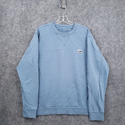 Patagonia Crewneck Sweatshirt Mens L Large Blue Pullover Mountain Pilot Cotton