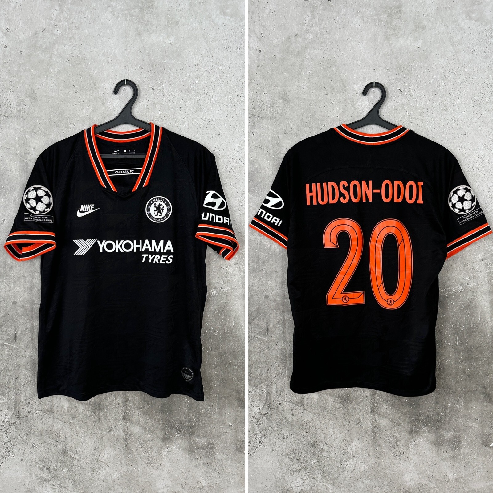 2019-20 Chelsea チェルシー　サードユニ(L) ハドソンオドイ20 CHELSEA 2019 2020 CHAMPIONS LEAGUE THIRD FOOTBALL SHIRT NIKE