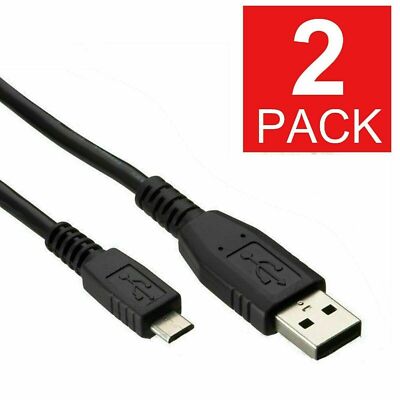 2 Pack Extra Long 5 Feet Charge Cable For X-Box One PS4 Controller USB Cord New 