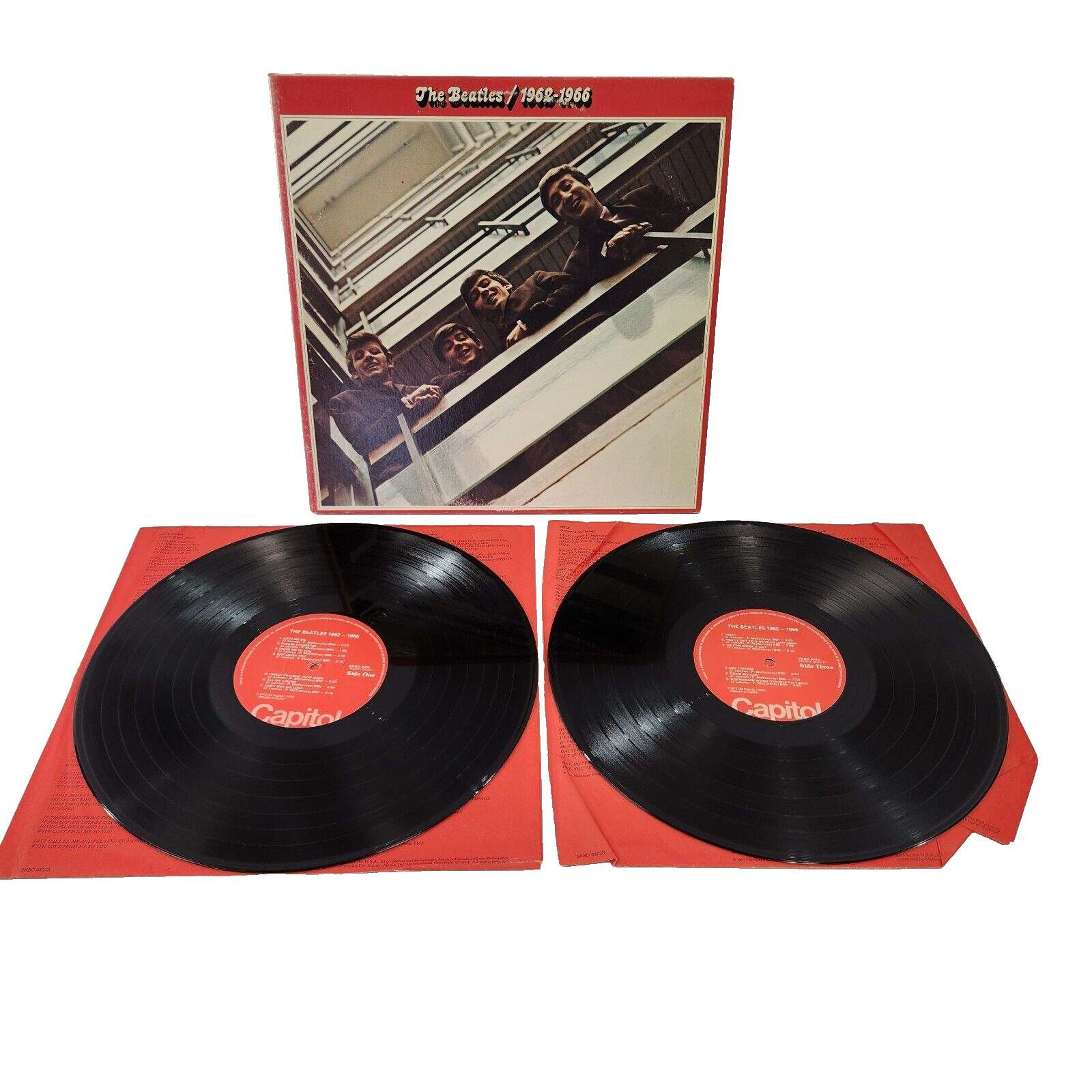 Beatles 1962-1966 Love Me Do Yesterday Capitol Records 2 Vinyl Discs SKBO-3403