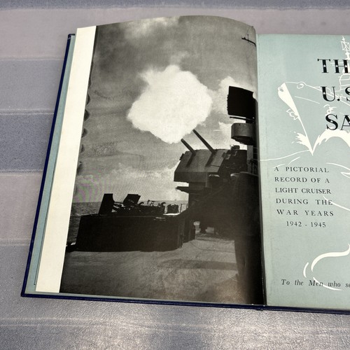 Rare WWll USS Santa Fe Ships Album-See Pics