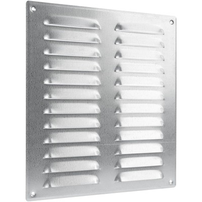 10'' x 11'' Inch (Overall Dimensions) - Galvanized Steel - Air Vent Cover Metal...