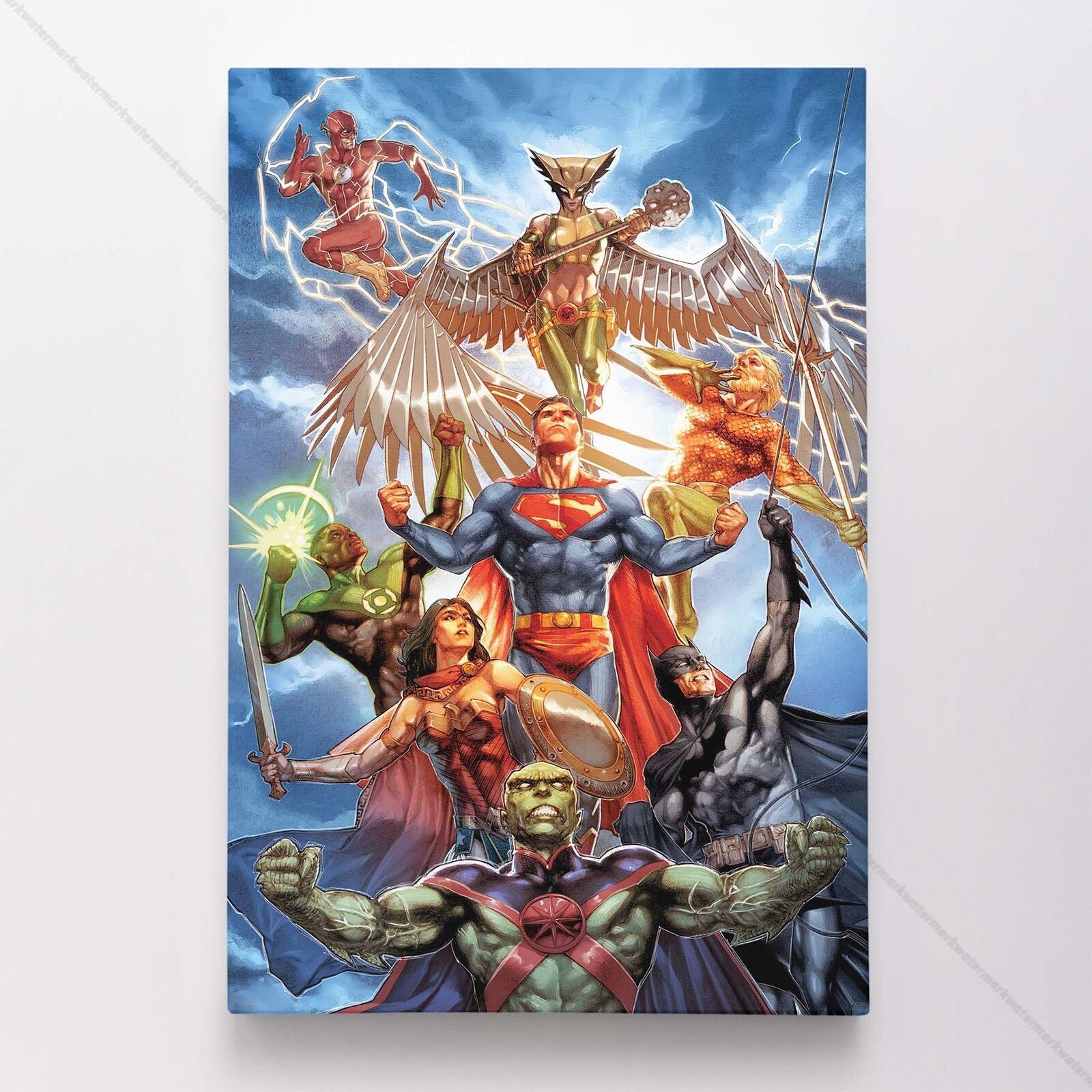 Justice League Poster Canvas Vol 4 #30 DC Superhero Comic Book Art Print