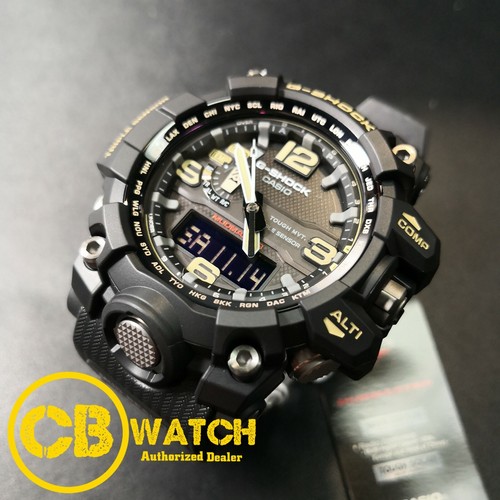 Pre-owned Casio Gwg-1000-1a G-shock Mudmaster Solar Triple Sensor Multiband 6 Men's Watch