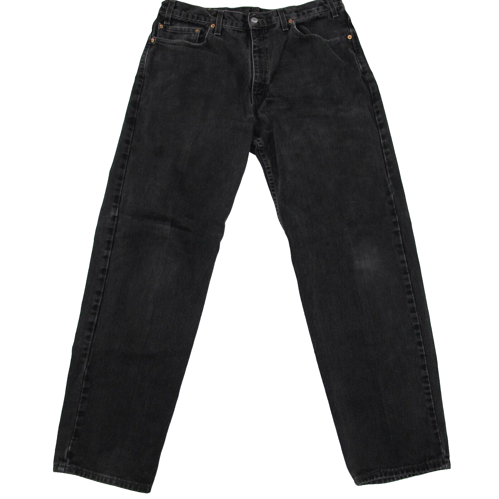 VINTAGE Levis 550 Jeans Mens 36x32 Black Relaxed Fit Y2K