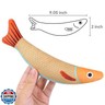 WONOWPA Catnip Toy, 3PCS Cat Chew Toys, Bite Resistant Catnip Toys with Bell Inside, Plush Cartoon Kitten Teething Interactive Toy for Cats