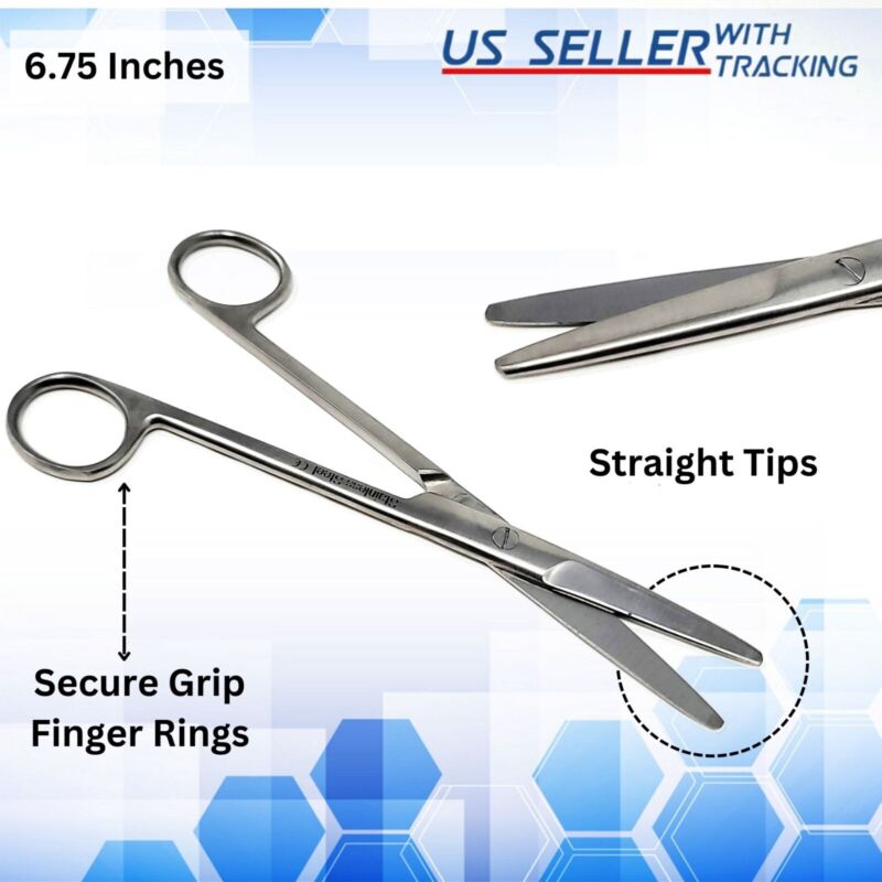 Or Grade Mayo Dissecting Scissors Straight 6.75